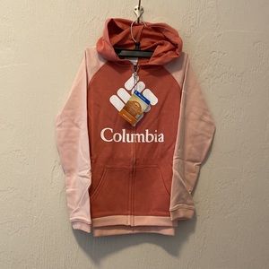 𝅺Columbia Big Girls Colorblocked UPF 50+ Hoodie, size medium